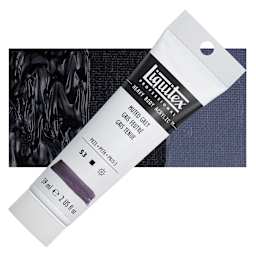 Liquitex Heavy Body Artist Acrylic - Muted Grey, 2 oz tube and swatch