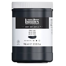 Liquitex Heavy Body Artist Acrylics - Payne's Gray, 32 oz Jar