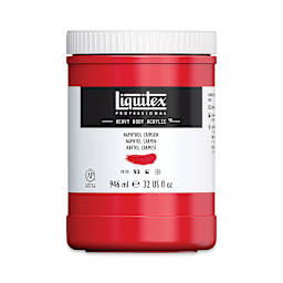 Liquitex Heavy Body Artist Acrylics - Naphthol Crimson, 32 oz Jar