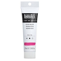 Liquitex Heavy Body Artist Acrylics - Medium Magenta, 2 oz Tube