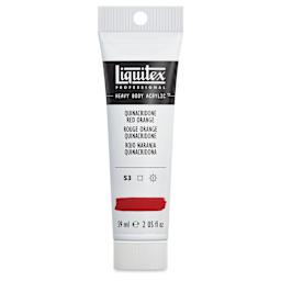 Liquitex Heavy Body Artist Acrylics - Quinacridone Red Orange, 2 oz Tube