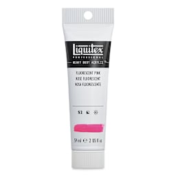 Liquitex Professional Heavy Body Acrylic Paint - Fluorescent Pink, 59 ml, Tube