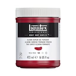 Liquitex Heavy Body Artist Acrylics - Alizarin Crimson Hue Permanent, 16 oz Jar