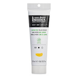 Liquitex Heavy Body Artist Acrylics – Cadmium-Free Yellow Medium, 4.65 oz tube