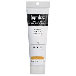 Liquitex Heavy Body Artist Acrylics - Yellow Oxide, 4.65 oz Tube