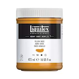 Liquitex Heavy Body Artist Acrylics - Yellow Oxide, 16 oz Jar