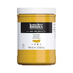 Liquitex Heavy Body Artist Acrylics - Yellow Oxide, 32 oz Jar