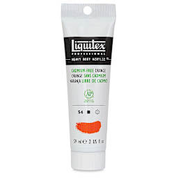 Liquitex Heavy Body Artist Acrylics - Cadmium-Free Orange, 2 oz