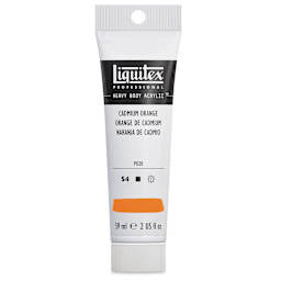 Liquitex Heavy Body Artist Acrylics - Cadmium Orange, 2 oz Tube