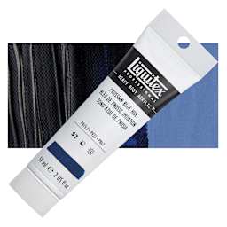 Liquitex Heavy Body Artist Acrylic - Prussian Blue Hue, 2 oz Tube and swatch