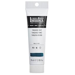Liquitex Heavy Body Artist Acrylics - Turquoise Deep, 2 oz Tube