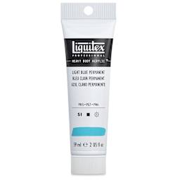 Liquitex Heavy Body Artist Acrylics - Light Blue Permanent, 2 oz Tube