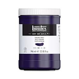 Liquitex Heavy Body Artist Acrylics - Dioxazine Purple, 32 oz Jar