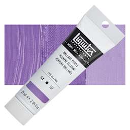 Liquitex Heavy Body Artist Acrylic - Brilliant Purple, 2 oz Tube and swatch