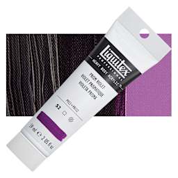 Liquitex Heavy Body Artist Acrylic - Prism Violet, 2 oz Tube and swatch