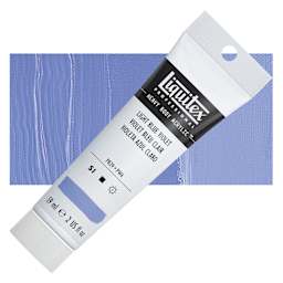 Liquitex Heavy Body Artist Acrylic - Light Blue Violet, 2 oz Tube and swatch