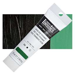 Liquitex Heavy Body Artist Acrylic - Green Deep Permanent, 2 oz Tube and swatch