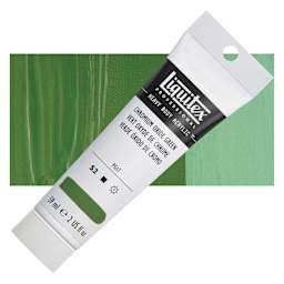 Liquitex Heavy Body Artist Acrylic - Chromium Oxide Green, 2 oz Tube and swatch