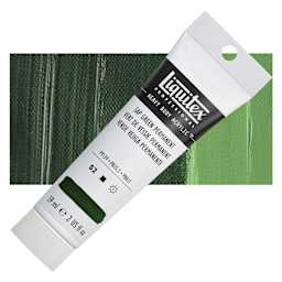 Liquitex Heavy Body Artist Acrylic - Sap Green Permanent, 2 oz Tube and swatch