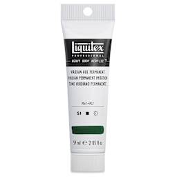 Liquitex Heavy Body Artist Acrylics - Viridian Hue Permanent, 2 oz Tube