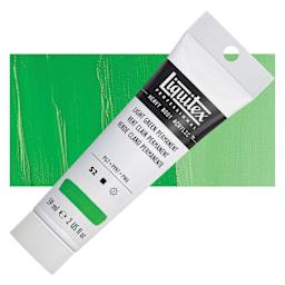 Liquitex Heavy Body Artist Acrylic - Light Green Permanent, 2 oz Tube and swatch