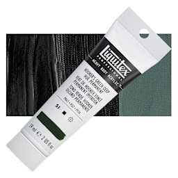 Liquitex Heavy Body Artist Acrylic - Hooker's Green Deep Hue Perm, 2 oz Tube and swatch