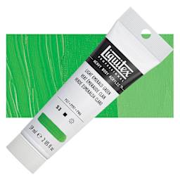 Liquitex Heavy Body Artist Acrylic - Light Emerald Green, 2 oz Tube and swatch