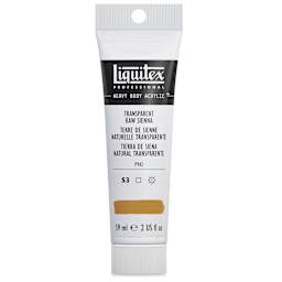 Liquitex Heavy Body Artist Acrylics - Transparent Raw Sienna, 2 oz Tube