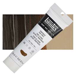Liquitex Heavy Body Artist Acrylic - Transparent Raw Umber, 4.65 oz Tube and swatch