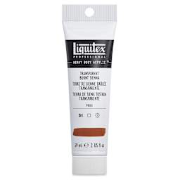 Liquitex Heavy Body Artist Acrylics - Transparent Burnt Sienna, 2 oz Tube