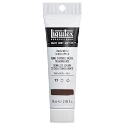 Liquitex Heavy Body Artist Acrylics - Transparent Burnt Umber, 2 oz Tube