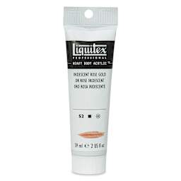 Liquitex Professional Heavy Body Acrylic Paint - Iridescent Rose Gold, 59 ml, Tube