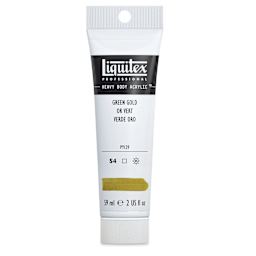 Liquitex Heavy Body Artist Acrylics - Green Gold, 2 oz Tube