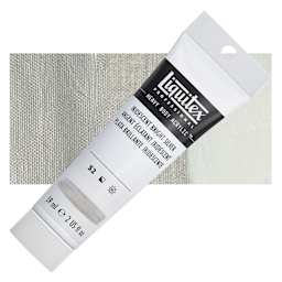 Liquitex Heavy Body Artist Acrylic - Iridescent Bright Silver, 2 oz Tube and swatch