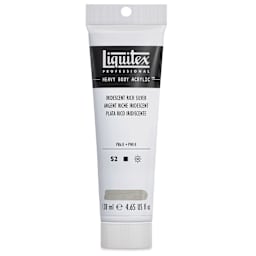 Liquitex Heavy Body Artist Acrylics - Iridescent Rich Silver, 4.65 oz Tube