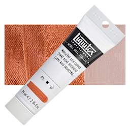 Liquitex Heavy Body Artist Acrylic - Iridescent Rich Copper, 2 oz Tube and swatch