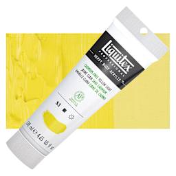 Liquitex Heavy Body Artist Acrylic - Cadmium-Free Yellow Light, 4.65 oz and swatch