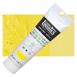 Liquitex Heavy Body Artist Acrylic - Cadmium-Free Yellow Light, 2 oz and swatch