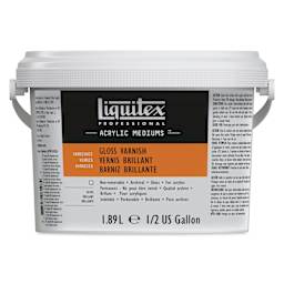 Liquitex Acrylic Varnish - Gloss, 1.89 L, Bucket