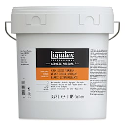 Liquitex Acrylic Varnish - High Gloss, Gallon, Bucket