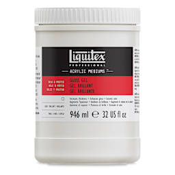 Liquitex Medium - Gel Medium, Gloss, 32 oz jar