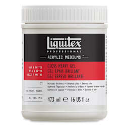 Liquitex Medium - Heavy Gel Medium, Gloss, 16 oz jar