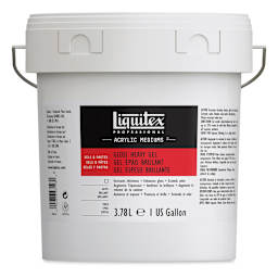 Liquitex Medium - Heavy Gel Medium, Gloss, 128 oz