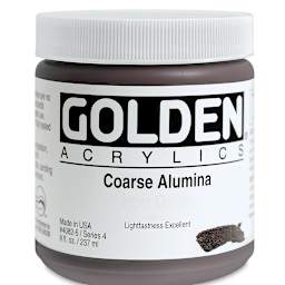 Golden Heavy Body Artist Acrylics - Coarse Alumina, 8 oz Tube
