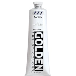 Golden Heavy Body Artist Acrylics - Zinc White, 5 oz Tube