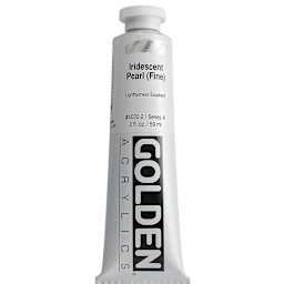 Golden Heavy Body Acrylic Paint - Iridescent Pearl (Fine), 2 oz Tube