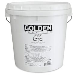 Golden Heavy Body Acrylic Paint - Iridescent Pearl (Fine), 128 oz Jar