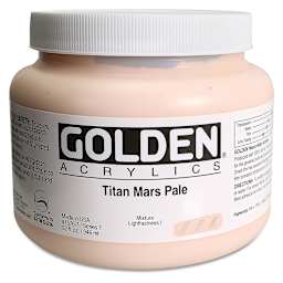 Golden Heavy Body Artist Acrylics - Titan Mars Pale, 32 oz