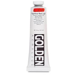 Golden Heavy Body Artist Acrylics - Naphthol Red Light, 2 oz Tube