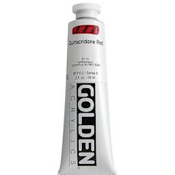 Golden Heavy Body Artist Acrylics - Quinacridone Red, 2 oz Tube